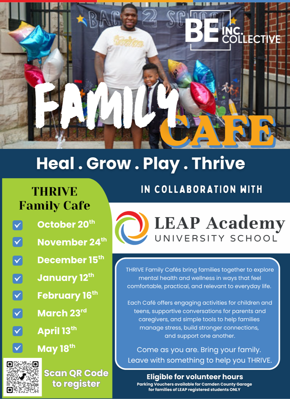 LEAP Academy English flyer